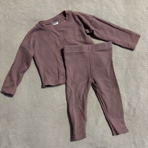 Gerber Kids Matching Set in Mauve